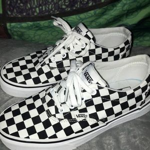 Checkered Vans